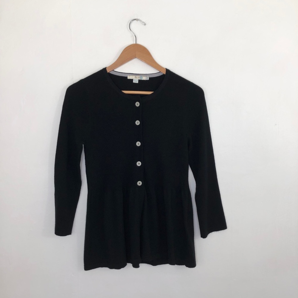 Boden Wool Black Cardigan